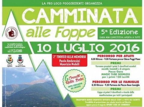 Camminata alle Foppe 2016, classifiche e foto Camminata alle Foppe 2016, classifiche e foto