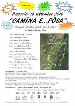 Camìna e pòsa