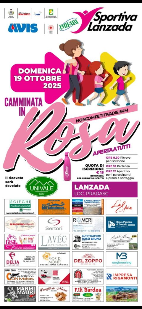 Camminata in rosa