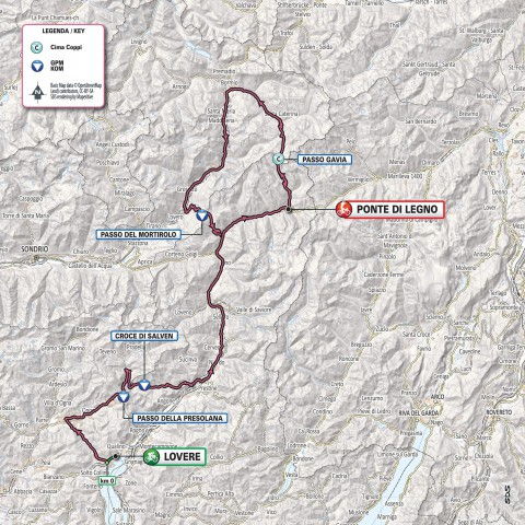 Giro d'Italia 2019: 16&deg; Tappa Lovere - Ponte di Legno