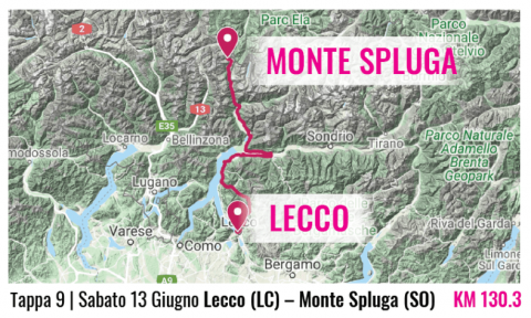 Giro d'Italia Under 23, Lecco - Montespluga