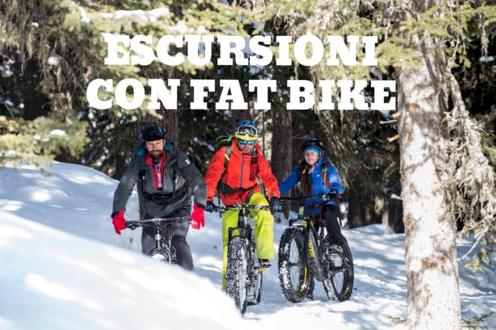 escursioni con fat-bike sulla neve in Valtellina